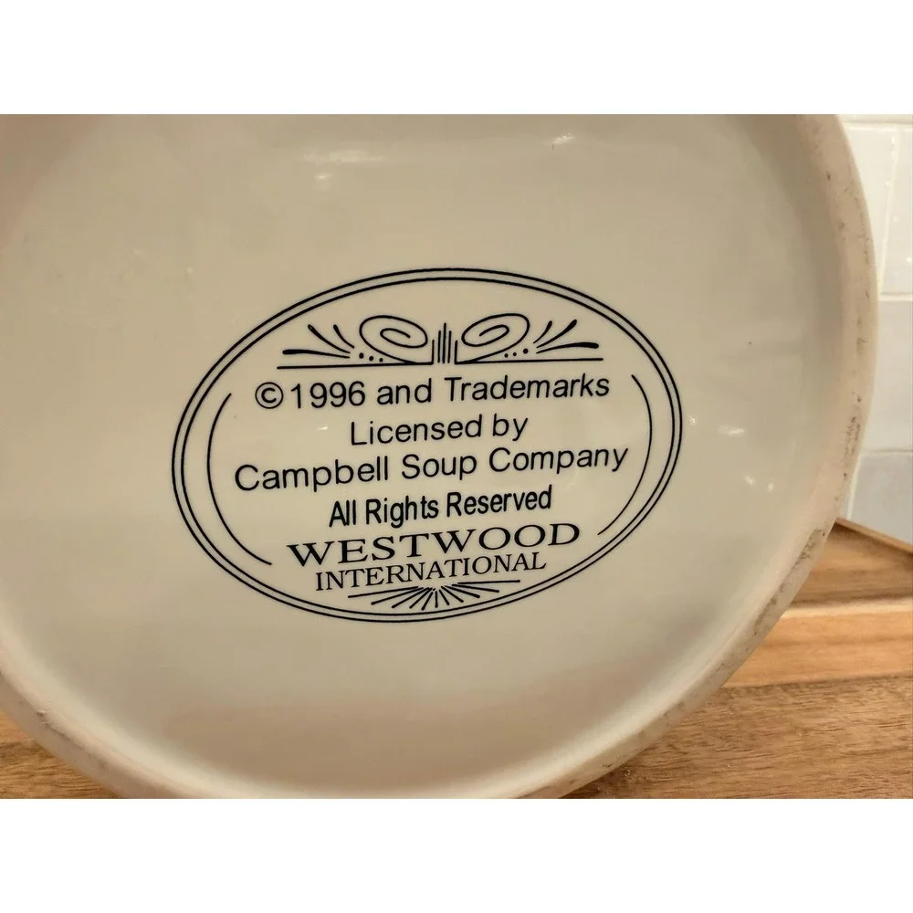 Vintage 1996 Campbell's‎ Kids Soup Tureen with Lid and Ladle Advertising